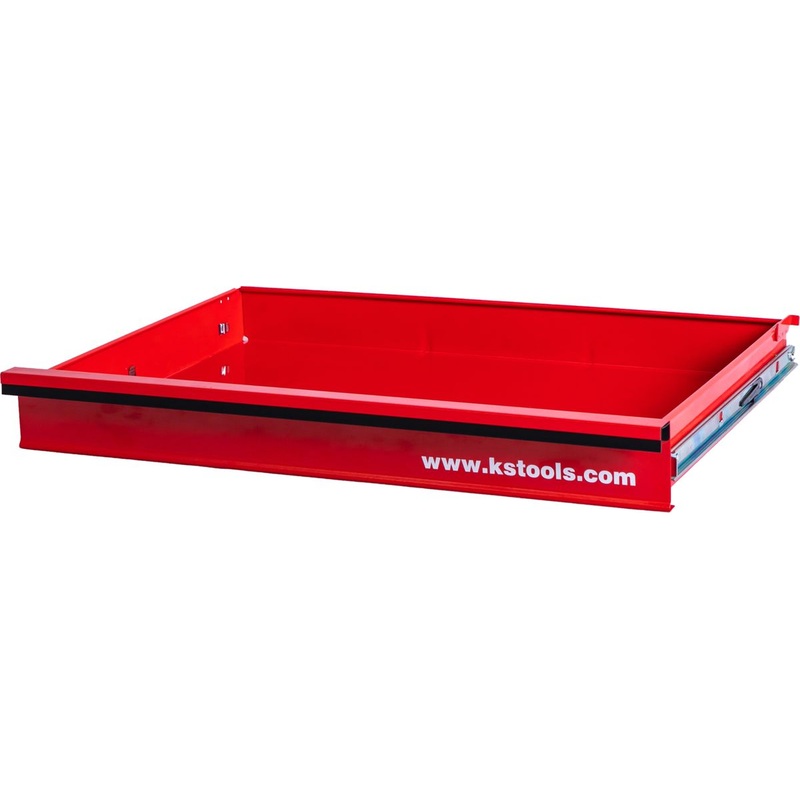 Cajn KS TOOLS con sitio web y gua de bolas para carro de taller P10/P15, 568x398x65 mm (873.1008-R004P)