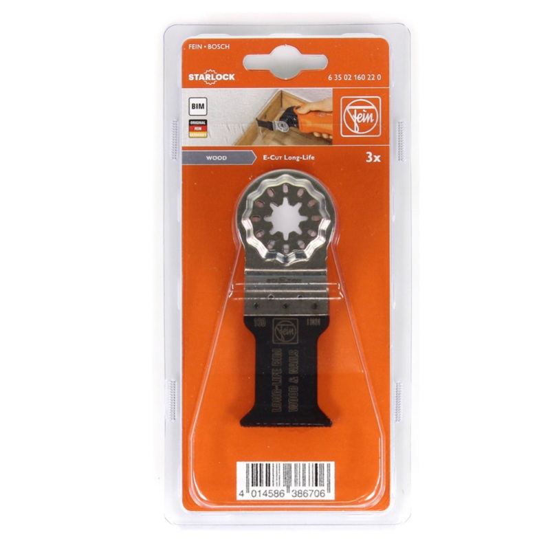 Hoja de sierra FEIN Long-Life E-Cut Starlock 35 mm 3 piezas (63502160220) BI metal