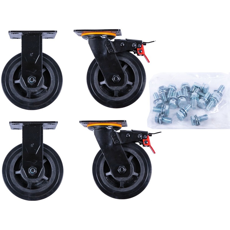 Juego de rodillos KS TOOLS para carro de taller P45 con tornillos ( 873.7014-R013P )