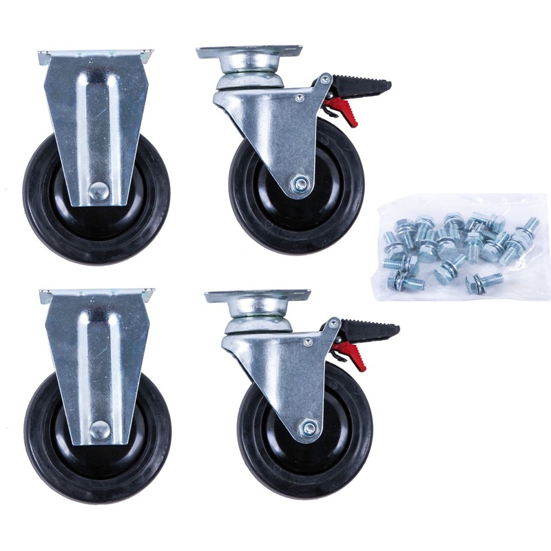 Juego de rodillos KS TOOLS para carro de taller PERFORMANCEplus incluidos tornillos ( 873.5008-R014P )
