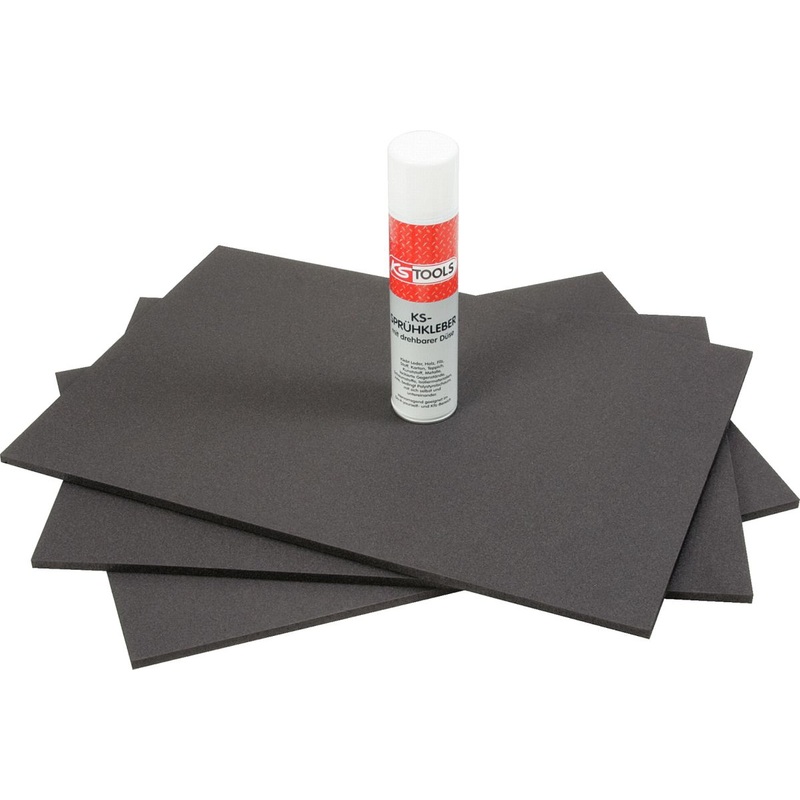 KS TOOLS Insertos de espuma de PU kit de bricolaje ( 711.0000 )