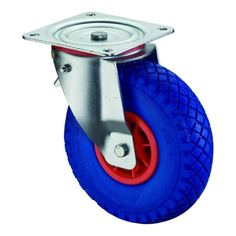 Rueda giratoria BS ROLLEN con bloqueo total  260 mm capacidad de carga 160 kg (3000275993)