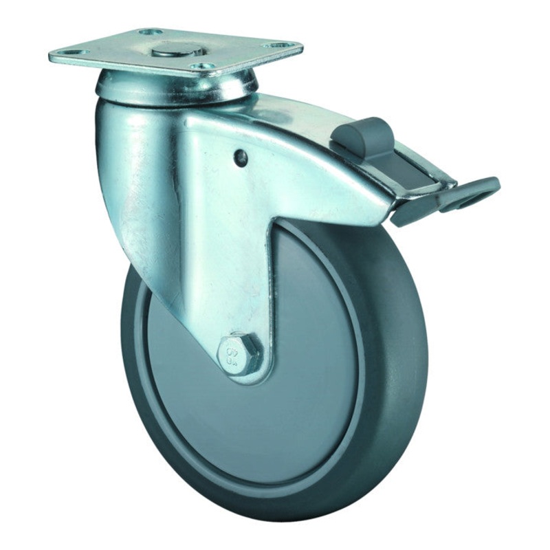 Rueda giratoria BS ROLLEN con bloqueo total  80 mm capacidad de carga 80 kg (3000275284)
