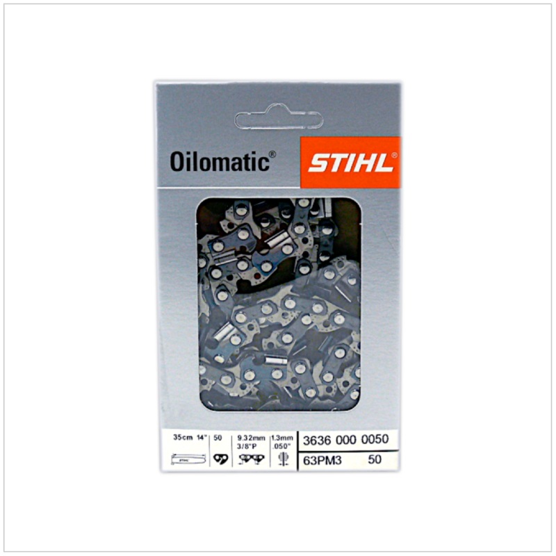 Cadena de sierra STIHL Oilomatic 3/8"P con eslabn motriz de 1,3 mm de espesor - 35 cm (3636 000 0050)