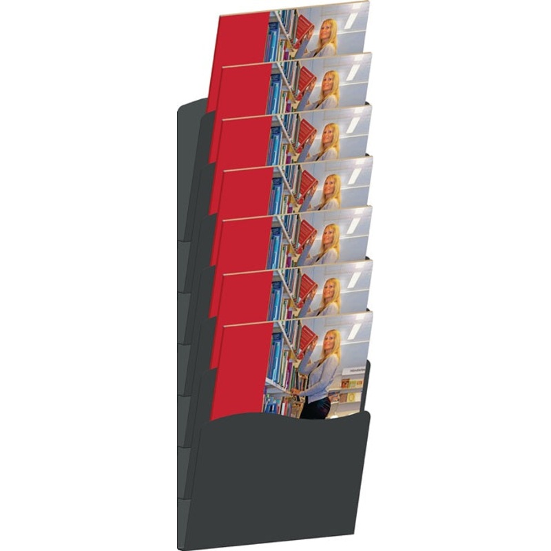 Portafolletos (9000493722) Al 560 x An 240 x Pmm metal negro