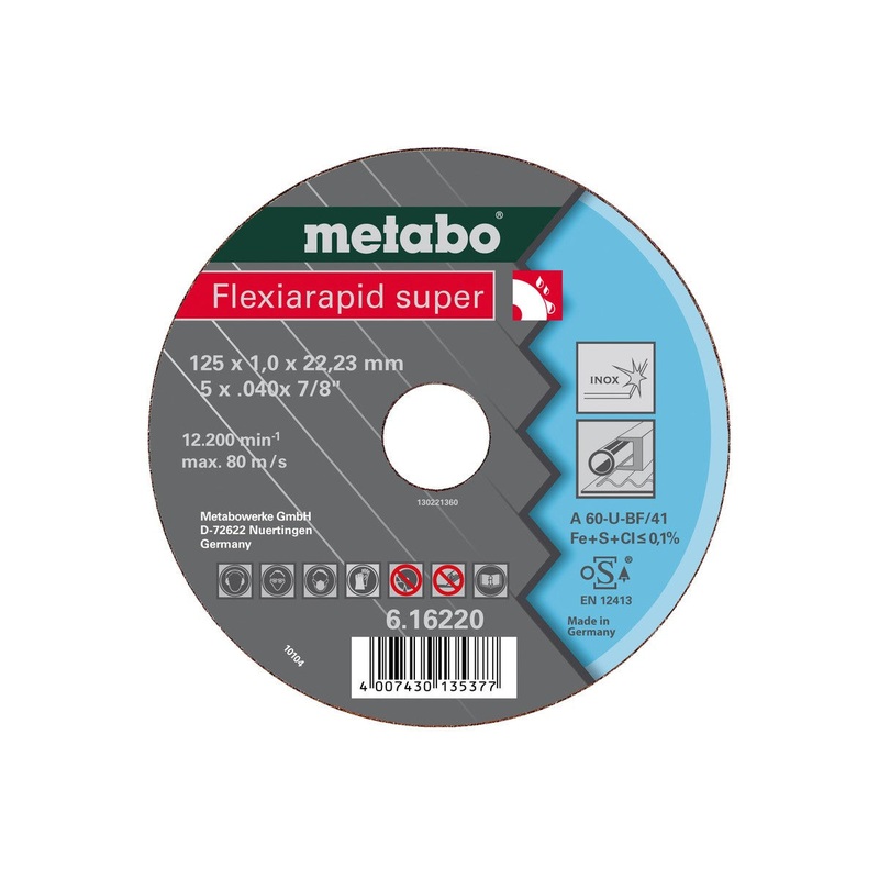 Flexiarapid super 105x1.0x16.0 Inox, TF 41