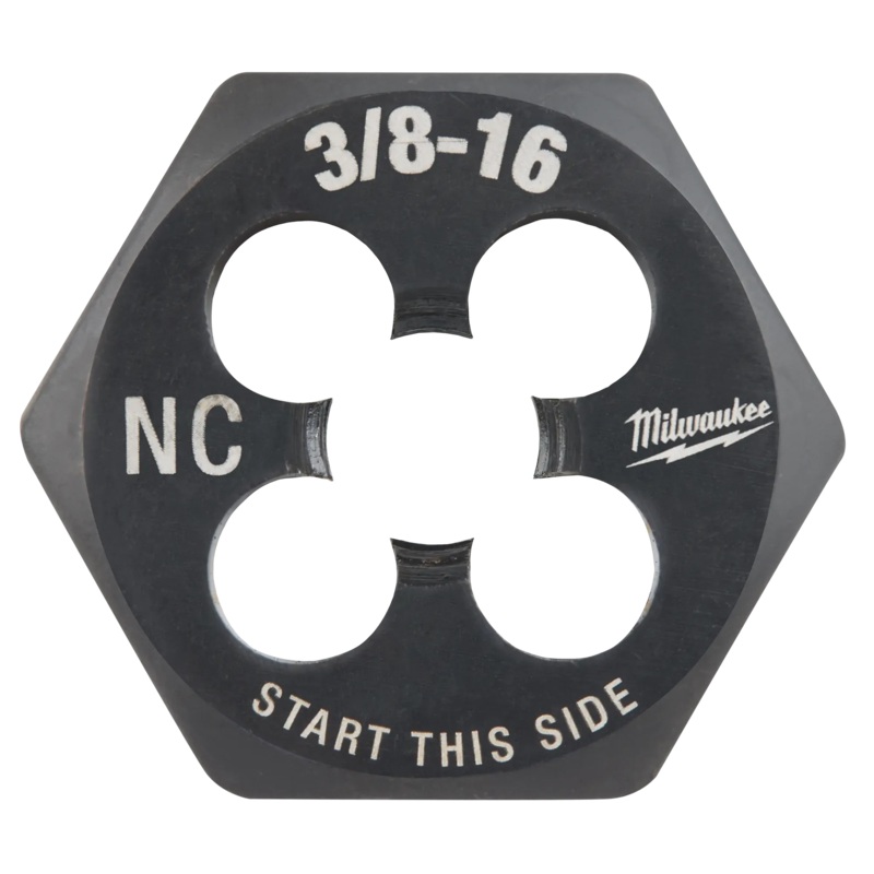 3/8"-16 NC 1-Inch Hex Threading Die