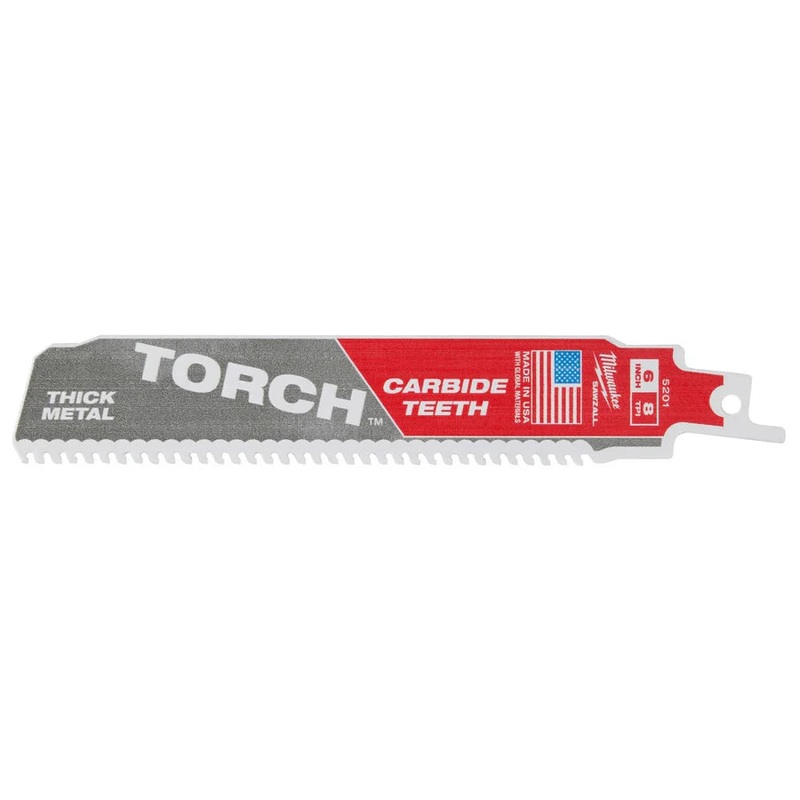 6" 8TPI The TORCH with CARBIDE TEETH 5PK