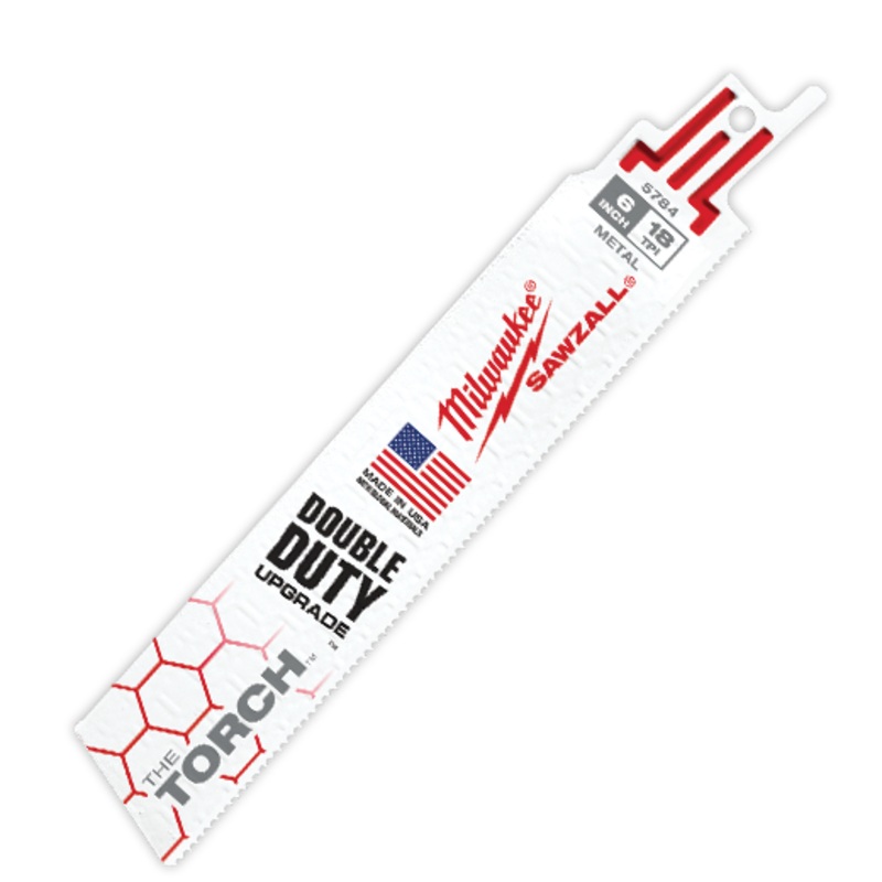 6 in. 18 TPI THE TORCH SAWZALL Blade 5PK