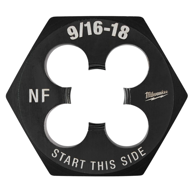 9/16"-18 NF 1-7/16" Hex Threading Die