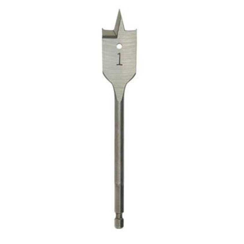 Flat Boring Bit 1/2" x 6"