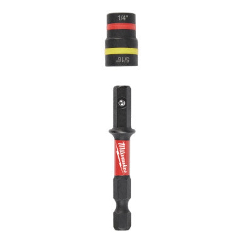 SHOCKWAVE Impact Duty 1/4 and 5/16 x 2-1/4 QUIK-CLEAR 2-in-1 Magnetic Nut Driver