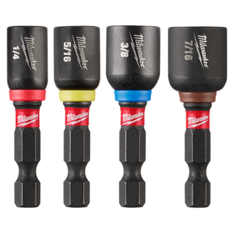 SHOCKWAVE Impact Duty 1-7/8" Magnetic Nut Driver Set 4PC