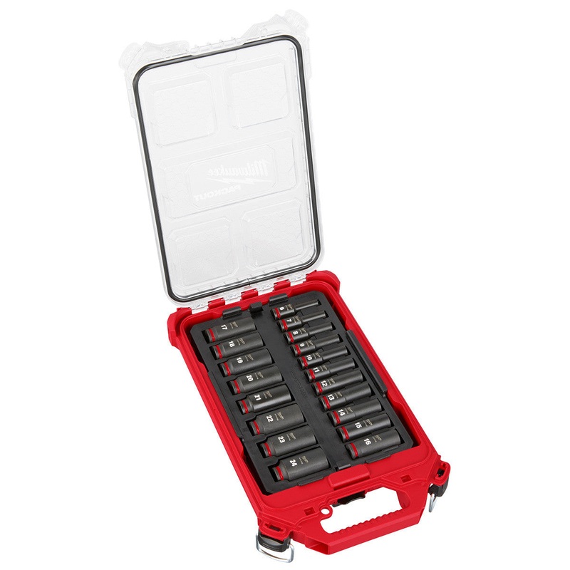 SHOCKWAVE Impact Duty Socket 3/8 Dr 19PC MM PACKOUT Set