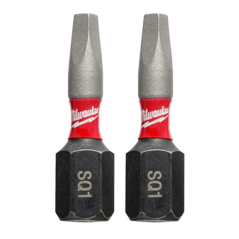 SHOCKWAVE Impact Square Recess #1 Insert Bits (2 PK)