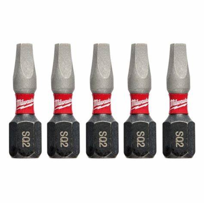 SHOCKWAVE Impact Square Recess #2 Insert Bits 5PK