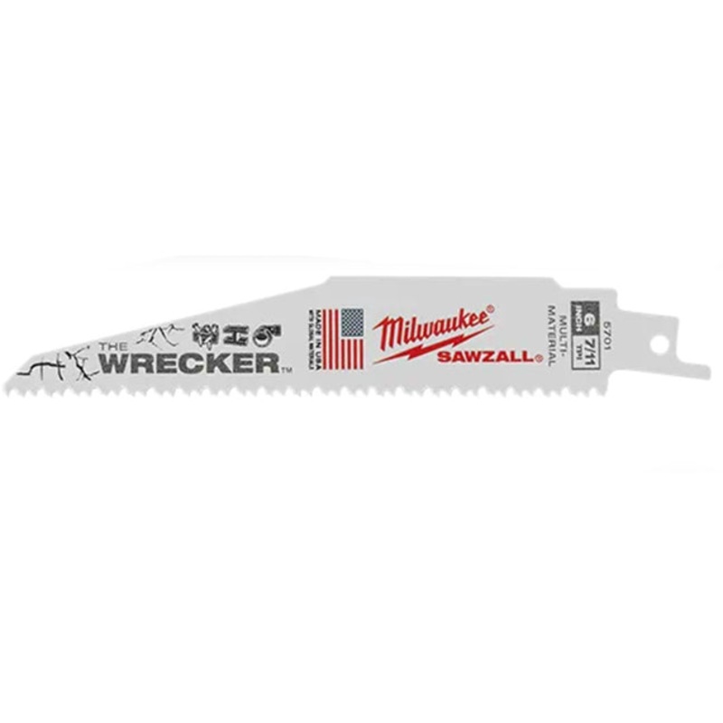The Wrecker Multi-Material SAWZALL Blade 6 in. 7/11TPI-Bulk 100