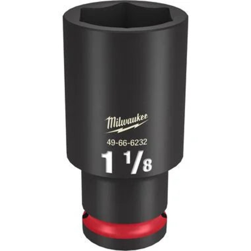 1/2""Drv 1-1/8"" Deep 6P Skt