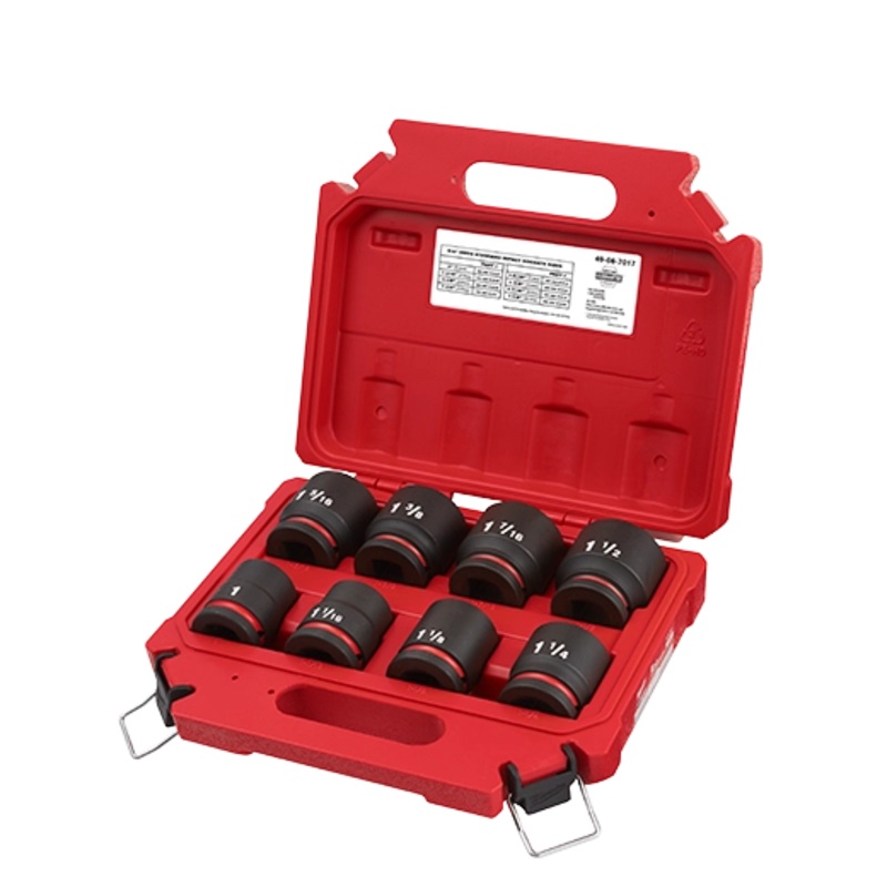 8PC 3/4"" SAE Std 6P Skt Set