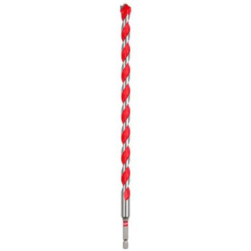 1/2" x 10" x 12" SHOCKWAVE Impact Duty Carbide Hammer Drill Bit with POWER TIP