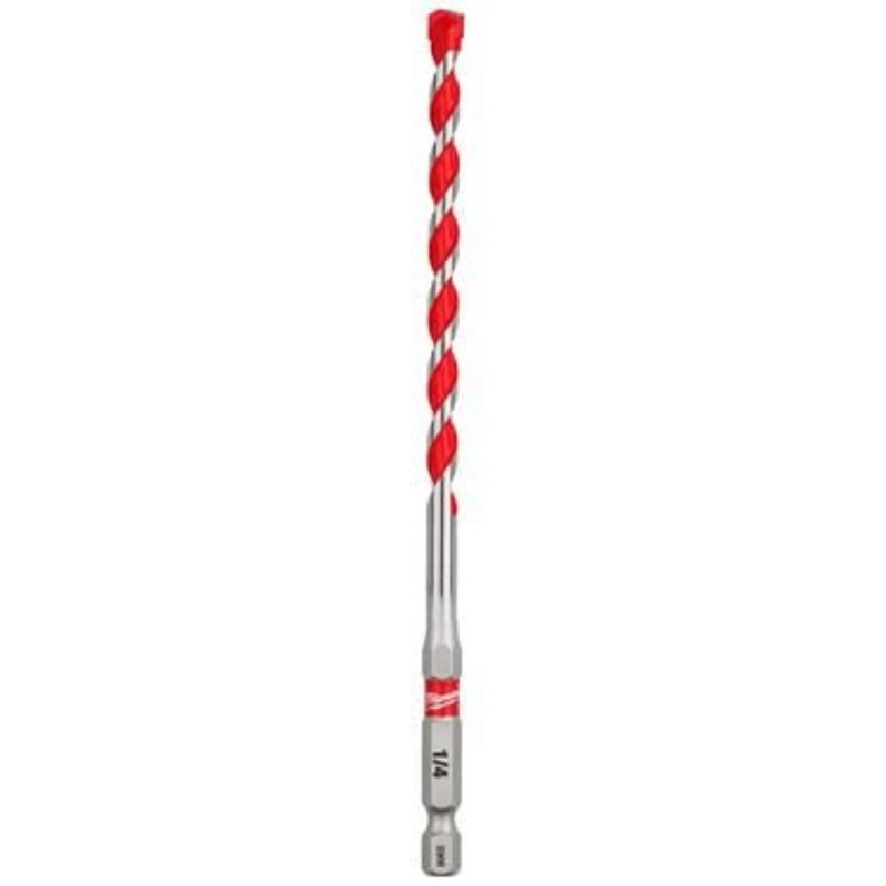 1/4 in. x 4 in. x 6 in. SHOCKWAVE Carbide Hammer Drill Bit