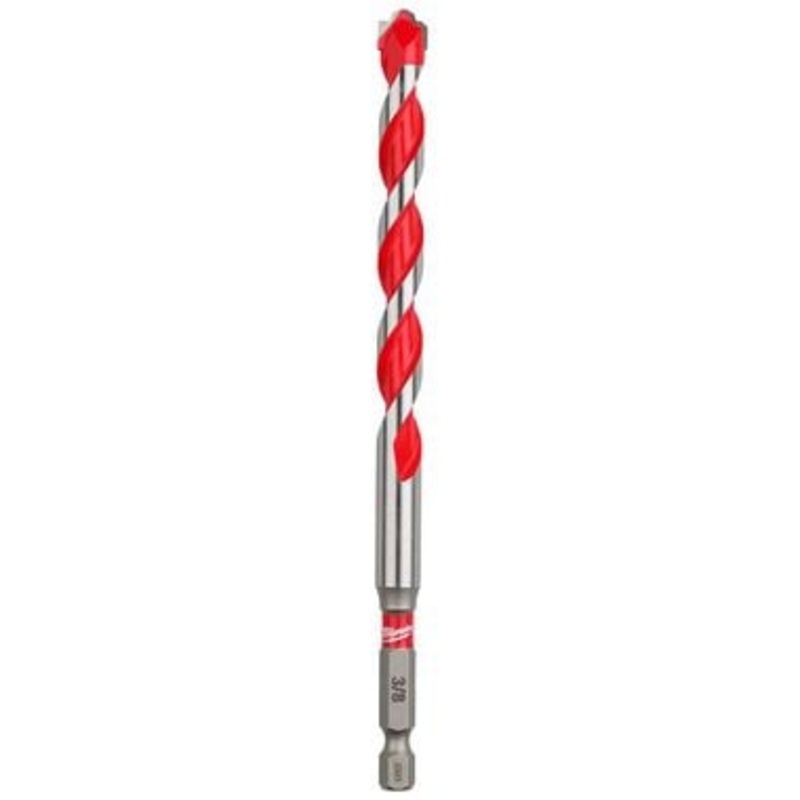 3/8" x 4" x 6" SHOCKWAVE Impact Duty Carbide Hammer Drill Bit with POWER TIP