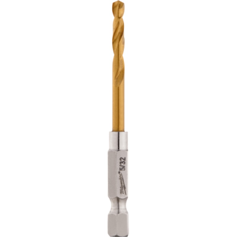 5/32" SHOCKWAVE Impact Duty RED HELIX Titanium Drill Bit