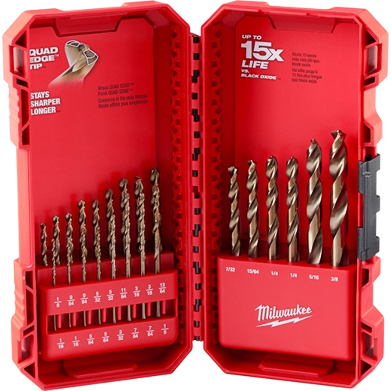 RED HELIX Cobalt Drill Bit Set - 23PC