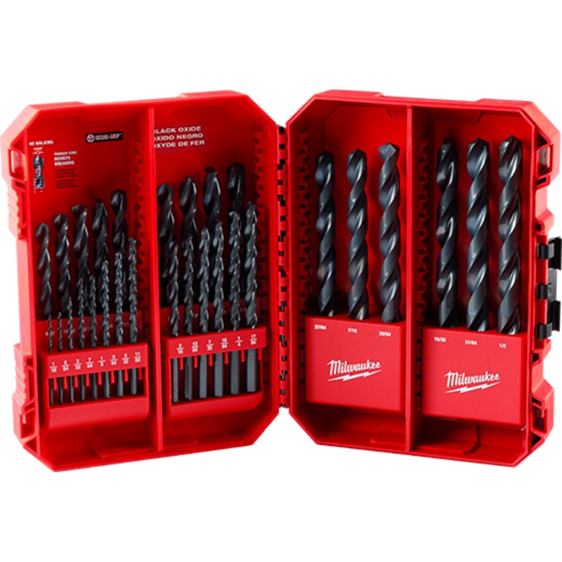 THUNDERBOLT Black Oxide Drill Bit Set  29PC
