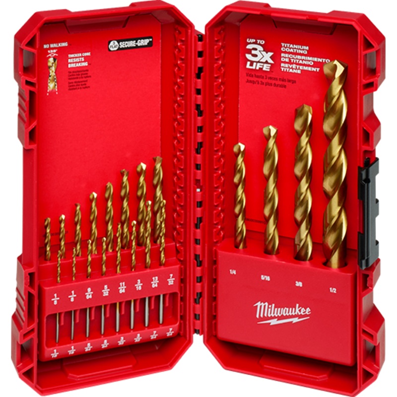 THUNDERBOLT Titanium Drill Bit Set  20PC